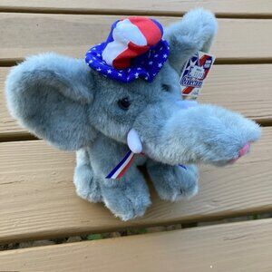 GIBSON STUFFED PLUSH REPUBLICAN ELEPHANT ANIMAL TOY NEW
